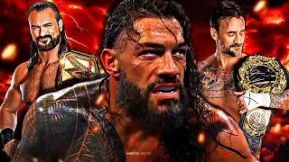 Roman Reigns vs. CM Punk(c) vs. Drew Mcintyre(c) WWE Raw Netflix 