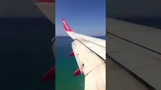 Stunning view landing into Kefalonia #shorts #shortsvideo #greece