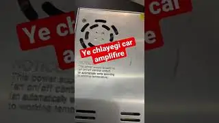 ye chlayega apke car ka amplifire ghar pe | car amplifier installation home 😎😱 #shorts