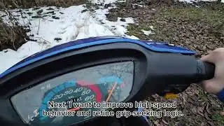 DIY Wheel Slip Detection and Traction Control on a 50cc Bike(ESP32)