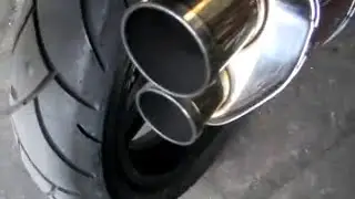 HYOSUNG GT125 GT125R GT250 GT250R Dynamic Power Dual Exhaust Muffler Sound