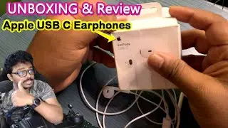 Apple USB C Wired Earphones Unboxing and Review in Telugu