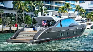 MIAMI Million Dollar Yacht Playground - Boats Everywhere