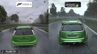 Forza Motorsport 6 vs Project CARS - Rain Effects Comparison