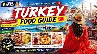 Turkey Food Guide 🇹🇷 | Must Try Dishes | Local Food & Desserts | Travel Tips  | Istanbul City Tour