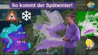 So kommt der Sp&auml;twinter! Teils ergiebige Schneef&auml;lle, Gl&auml;ttegefahr, Schneeverwehungen, Nachtfrost!