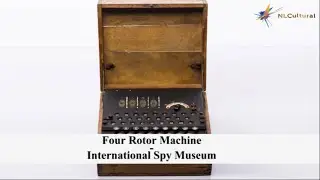 Four Rotor Enigma Machine at The International Spy Museum