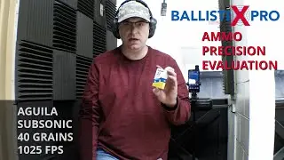 Aguila 22LR Subsonic Solid Point 40 Grains, 1025fps - BallistiXPro Ammo Precision Evaluation