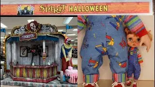 Spirit Halloween Is Now Open!2024!Carnival Themed,Gigantic Displays,masks &,Opening a Chucky Doll!!