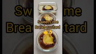 Sweet Lime Bread Custard🔥🤤 Instant Sweet snacks🌟💥kids favourite #Best receipe 💥