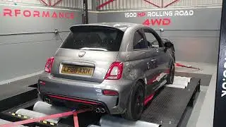 Fiat 500 Abarth in for Rolling Road Dyno Runs | Onyx Performance #sendit