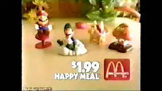 NES Super Mario Bros 3 Happy Meal Ads in 1990