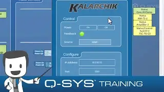 Q-SYS Training | Control and UCI FUNDAMENTALS - E2 - Third Party Control