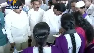 DDU-GKY SEEDAP &Skill Devlopment youth interacted with AP Minister K.Ravindhar
