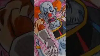 Ultra vegito (god killer) kills (belmod) drawing scene #drawing #viral #goku #shorts