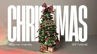 This Pipe Cleaner Christmas Tree is TOO Easy 🎄| Christmas DIY Tutorial | Beginner Friendly