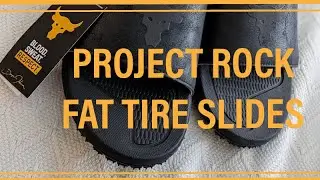 The best Slides ever - Under Armour Project Rock Fat Tire Slides