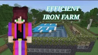 Efficient Iron Farm  |  Tutorial  |  Bedrock Edition 1.19