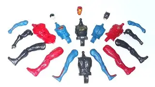AVENGERS ASSEMBLE TOYS, Super-man vs Bat-man vs Iron-man 