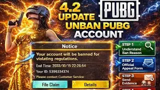 How ToUnban PUBG MOBILE Account 2026 | Permanent & 10 Year Ban Solution l Live 🔴