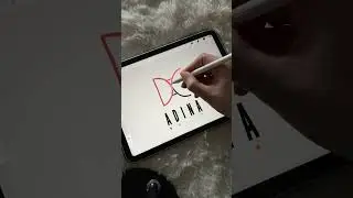 Create Stunning Name Logos in Procreate | ADINA Inspired Design #namelogo #tattooideas