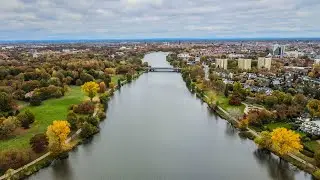 Aasee M&uuml;nster aus der Luft/ DJI Mavic Air 2/ 4K 60FPS