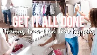 GET IT ALL DONE WITH ME + GROVE HAUL | SAHM CLEANING MOTIVATION 2020