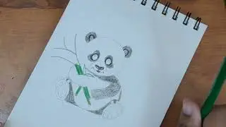 Panda Pencil Drawing|#simpledrawing#ytdrawing#trendingart #pencildrawing #pencilsketch@Roy_Artbytes