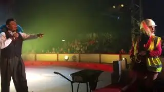 Gandeys Circus 2017 Merry Hill Show 2 Clowns Chico & Andreea