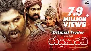Rudhramadevi Official Trailer || Anushka, Allu Arjun, Rana, Gunasekhar