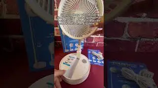 Portable foldaway fan #fan