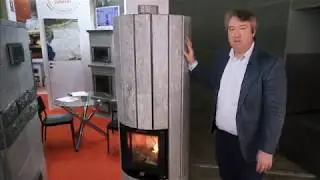 Инжекторная печь камин из талькомагнезита Calor NUNNAUUNI