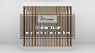 COOWIN&reg; WPC Timber Tube Installation