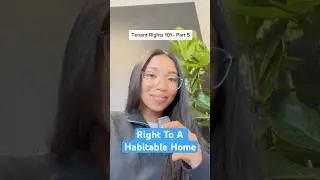California renters have the right to a habitable home! #renters #tenantrights #tenants