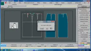 Modaris računalni kroj suknje / skirt cut on computer