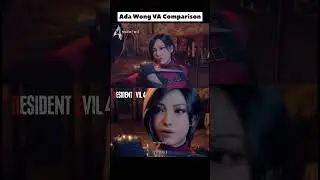 ADA WONG Voice Actor Comparison #Ada #residentevil4  #THARU #shorts