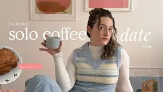 snowy helsinki vlog ❄️ cute caf&eacute;, self care, reading, winter walk