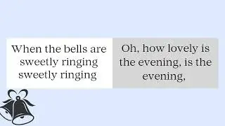 Oh, How Lovely is the Evening (2 part round)