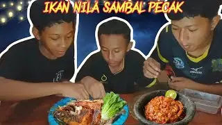 IKAN NILA GORENG SAMBAL PECAK HASIL MANCING ‼️