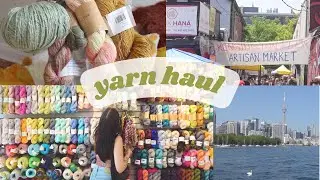 Shopping For Yarn In Toronto || Yarn Haul