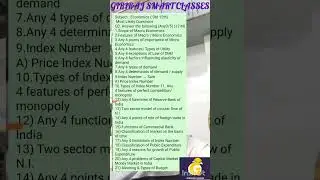 HSC#12th# Economic Part 2# Most Likely Question# Q3# Last Day Revision#Giriraj Smart cl#Kamlesh sir