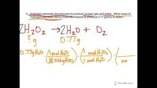 Mass to Mass Stoichiometry Homework