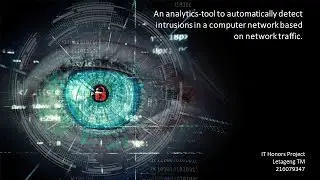 An analytics-tool to automatically detect intrusions in a computer network based on network traffic