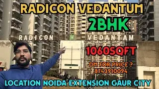 Redicon Vedantum 2bhk 1060sqft available for sale location gaur city noida extension #resale #home 