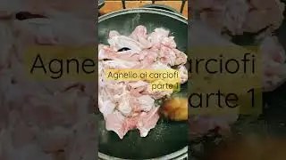 Agnello ai carciofi Parte 1 #agnello #carne #flesh #lamb #meat #atavolaconmela #food #fame #italia