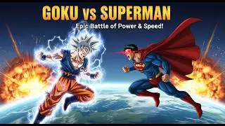 Goku vs Superman: Epic Battle of Power, Speed & Philosophy | Who Will Win?