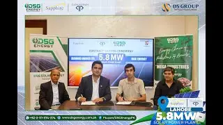 Signing of 5.8 MW Solar Power Plant with Diamond Fabrics Ltd