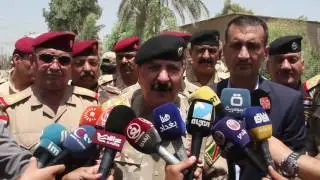 ديالى . مؤتمر امني في قرية المخيسة التابعة لناحية ابو صيدا