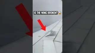 My Wing is HELD by TAPE?! 😱 (Pilot Explains) #aviation #pilot #scary