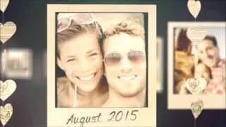 Custom Wedding Video Invitation  - Save The Date - Polaroids - John Legend All of Me
